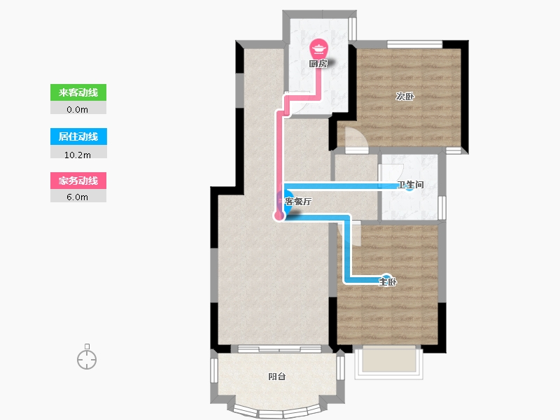 江苏省-镇江市-�u园-70.40-户型库-动静线