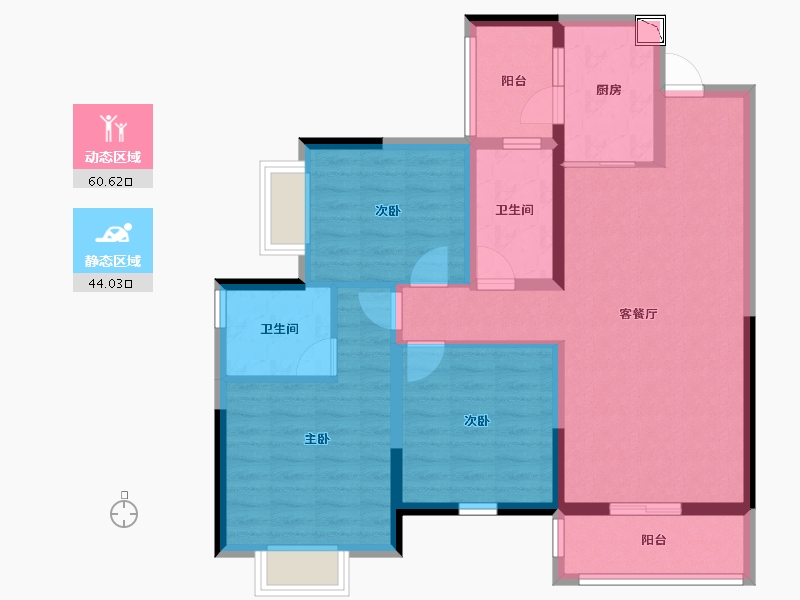 四川省-成都市-华润置地时代之城-92.80-户型库-动静分区