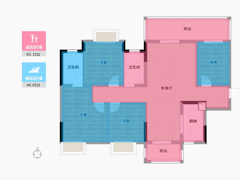 广东省-广州市-融创-97.20-户型库-动静分区