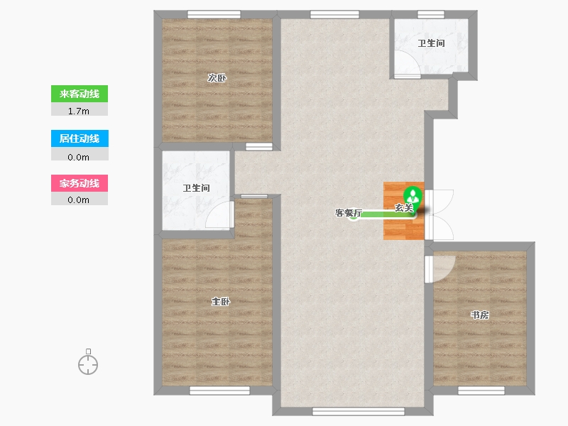 吉林省-长春市-乾宇城-97.47-户型库-动静线