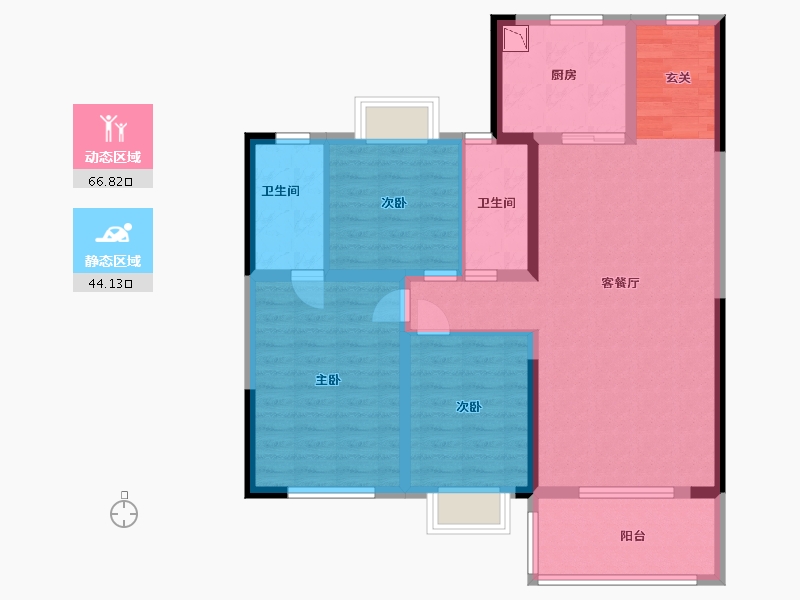 江西省-南昌市-华润万象城-99.20-户型库-动静分区