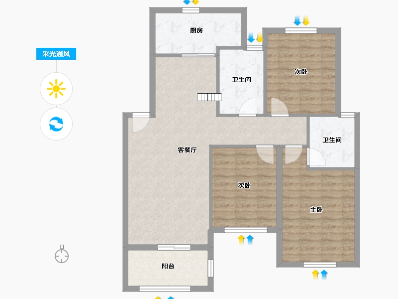 上海-上海市-伟业-97.06-户型库-采光通风