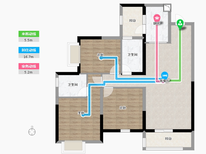 四川省-成都市-华润置地时代之城-92.80-户型库-动静线