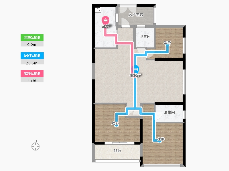 福建省-福州市-世欧王庄-108.00-户型库-动静线