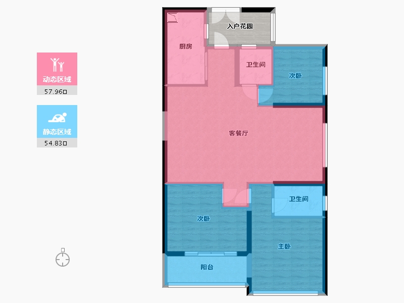 福建省-福州市-世欧王庄-108.00-户型库-动静分区