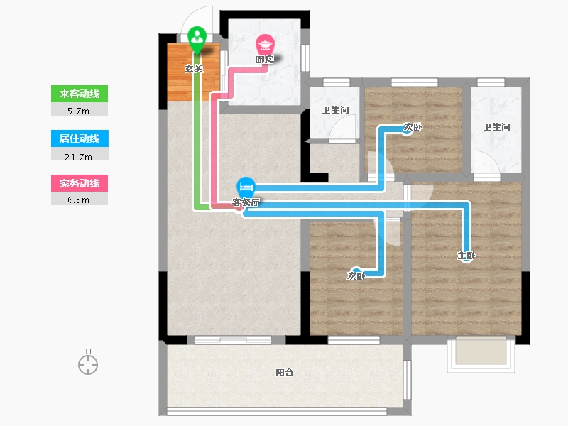 湖北省-随州市-御景天城-92.16-户型库-动静线