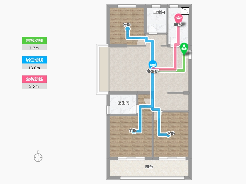 浙江省-温州市-宏地祝成学府壹号-80.80-户型库-动静线