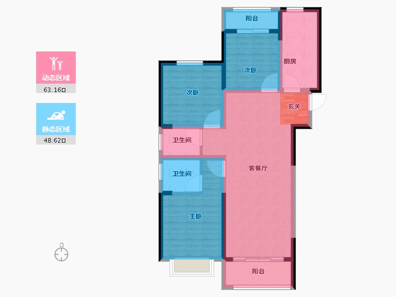 河南省-许昌市-正商金域世家-100.01-户型库-动静分区