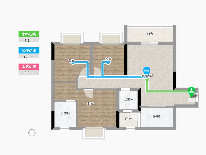 四川省-成都市-锦德天府-73.10-户型库-动静线