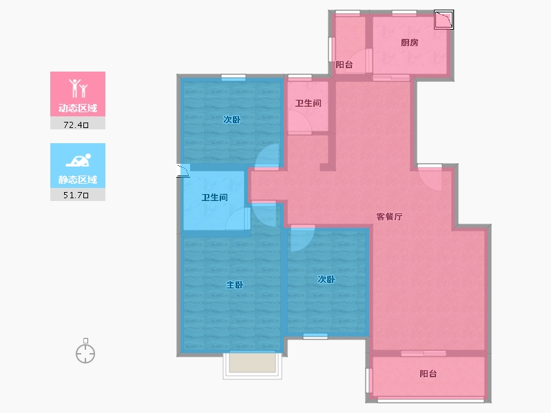 河南省-焦作市-铭源新天地-110.01-户型库-动静分区