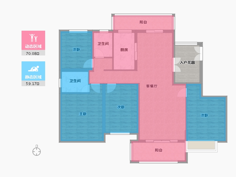 安徽省-黄山市-诚瑞江苑-123.23-户型库-动静分区