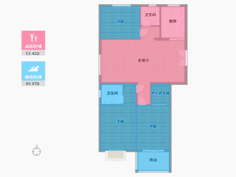 江苏省-泰州市-榕锦花园-104.53-户型库-动静分区