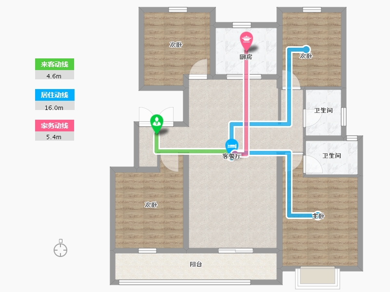 山东省-济宁市-辰雨源著-116.00-户型库-动静线