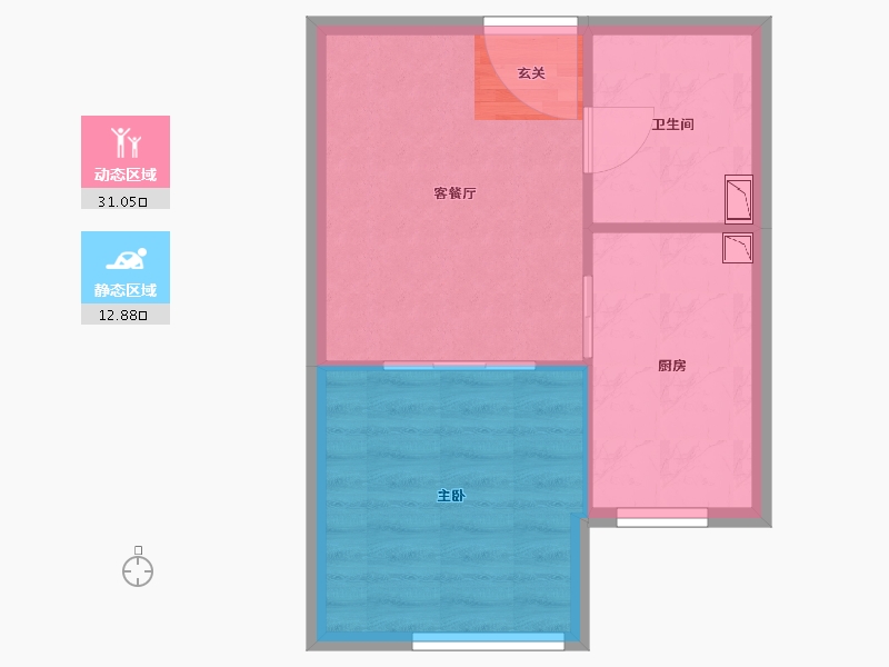 天津-天津市-中交海河公馆-39.60-户型库-动静分区