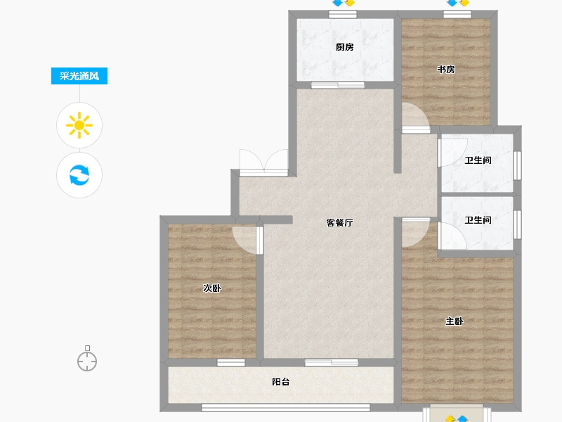 山东省-济宁市-辰雨源著-100.00-户型库-采光通风