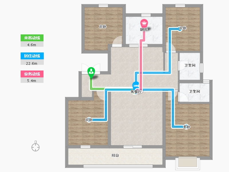 山东省-济宁市-辰雨源著-115.99-户型库-动静线