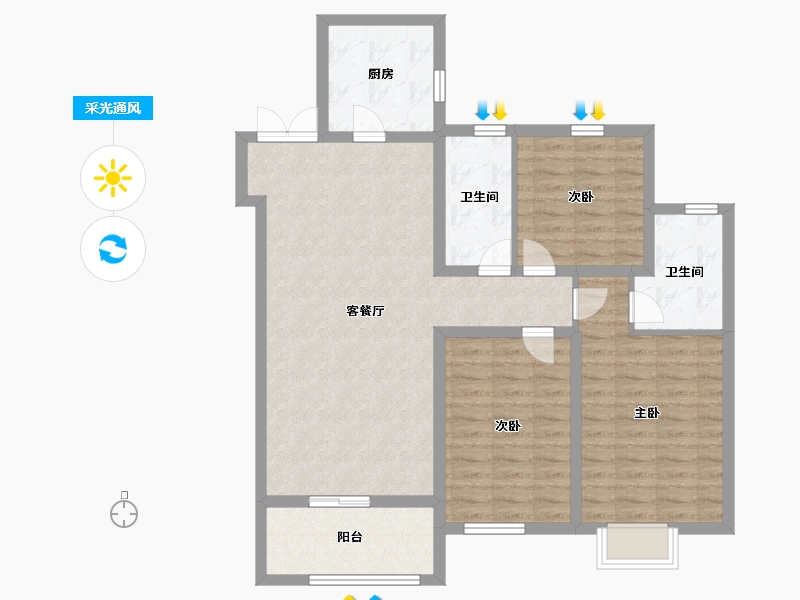 山东省-济宁市-辰雨源著-100.00-户型库-采光通风