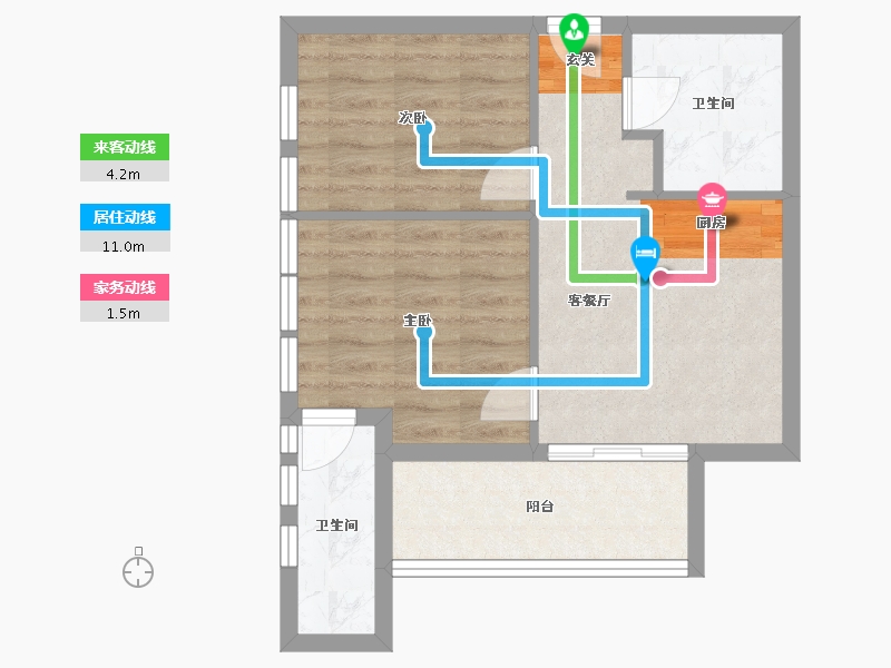 广东省-江门市-奥园古兜温泉小镇-52.01-户型库-动静线