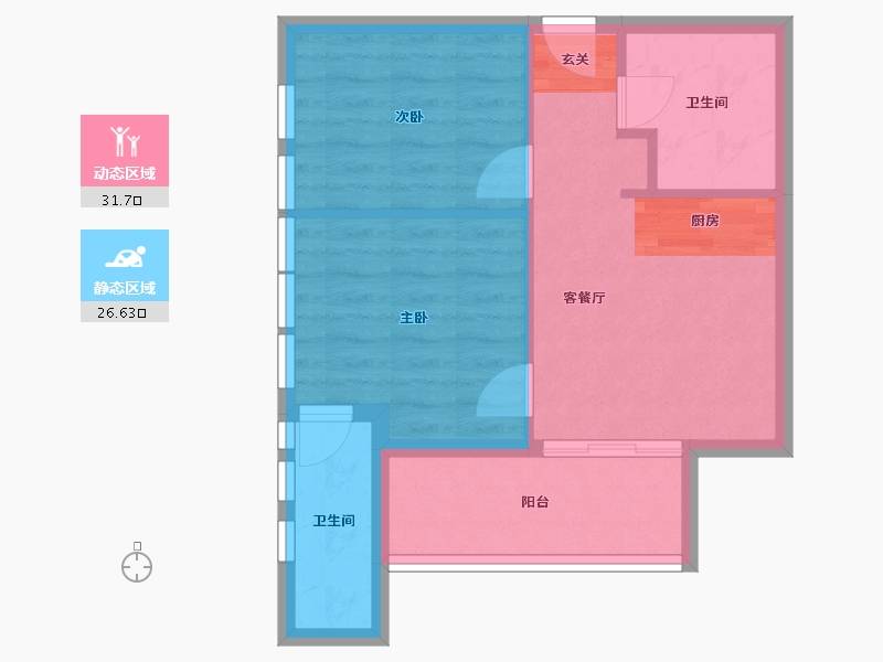 广东省-江门市-奥园古兜温泉小镇-52.01-户型库-动静分区