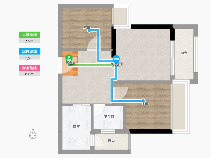 广东省-湛江市-嘉丽轩-43.30-户型库-动静线