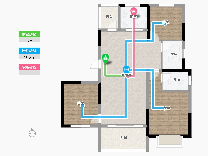 四川省-眉山市-武阳倾城-89.43-户型库-动静线