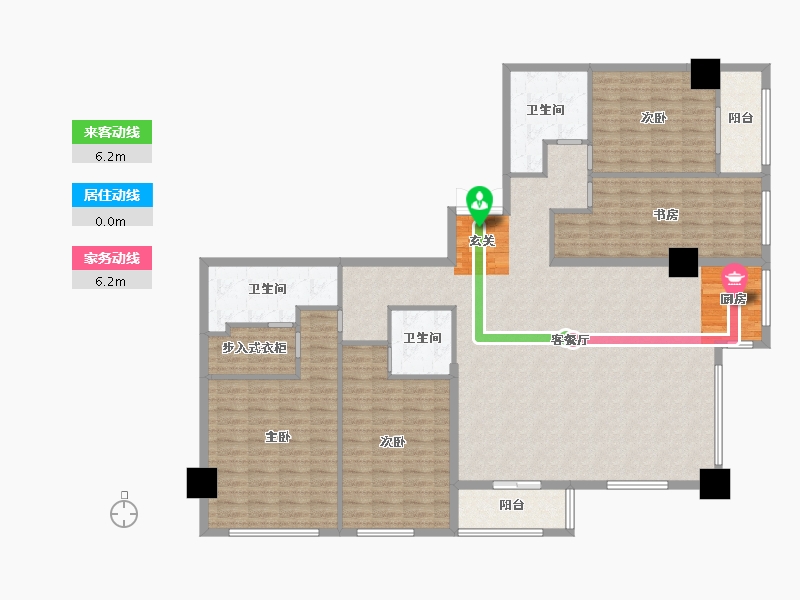 甘肃省-兰州市-金色堤岸云境-169.79-户型库-动静线