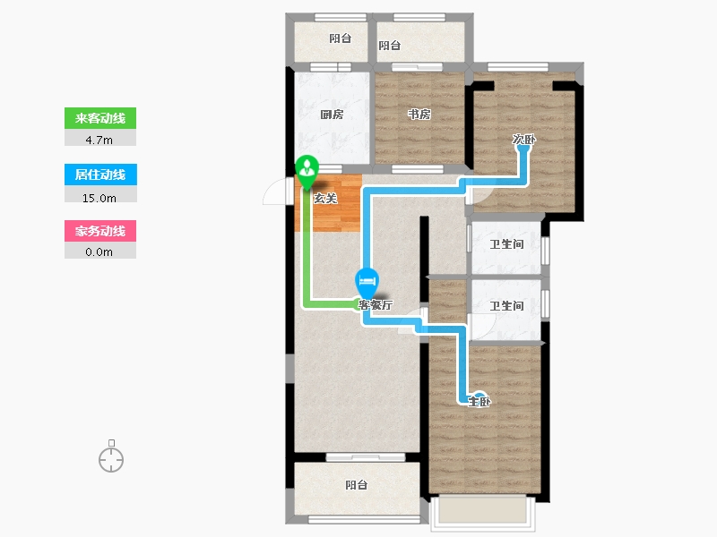 浙江省-湖州市-中建投悦湖名城-92.80-户型库-动静线