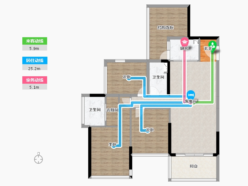 广东省-湛江市-南滨花园-114.53-户型库-动静线