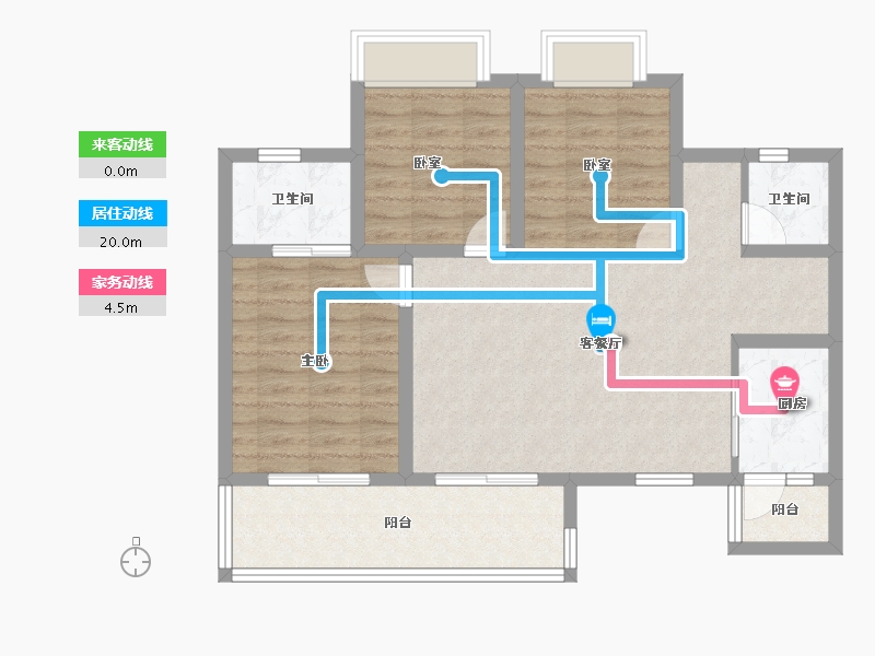 四川省-眉山市-黄龙溪谷・天空屿-82.45-户型库-动静线