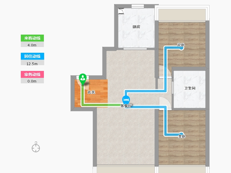 内蒙古自治区-呼和浩特市-金地名峰-60.02-户型库-动静线