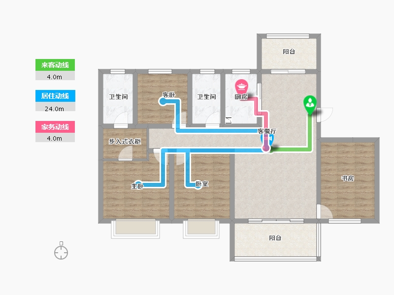 四川省-眉山市-武阳倾城-114.02-户型库-动静线