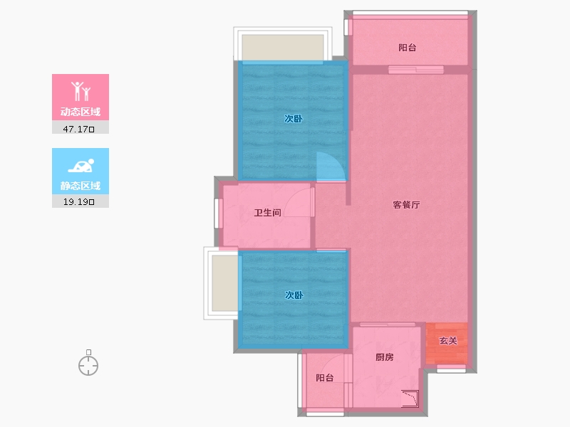 广东省-清远市-英德富力金禧花园-59.20-户型库-动静分区