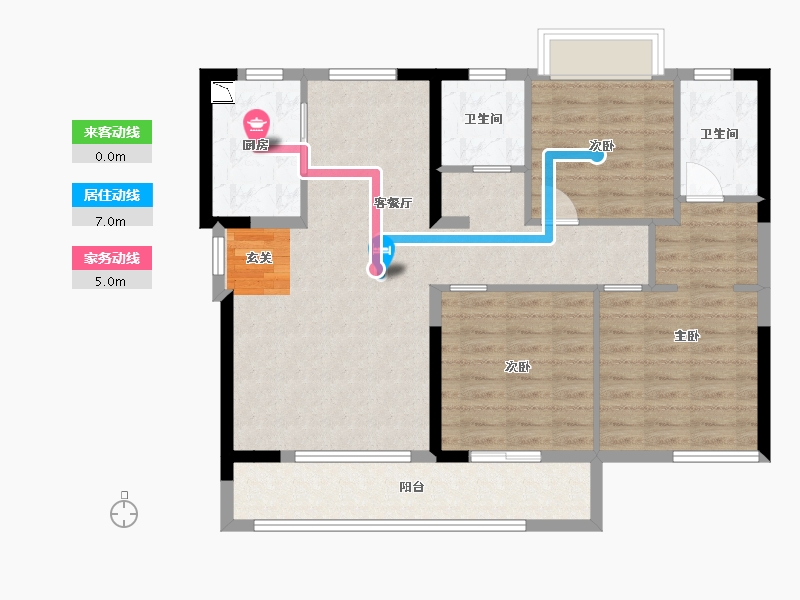 福建省-福州市-中发首府-91.20-户型库-动静线