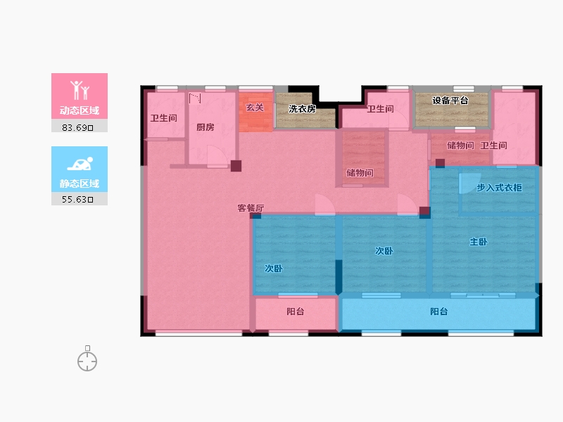 浙江省-湖州市-湖州丝绸小镇-131.20-户型库-动静分区