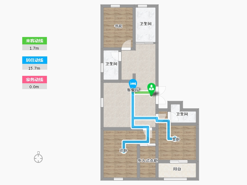 山东省-潍坊市-金庆御花园-75.74-户型库-动静线