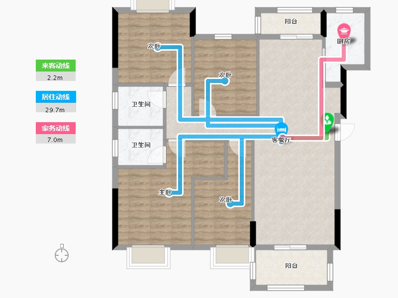 江西省-赣州市-学府世家-101.60-户型库-动静线