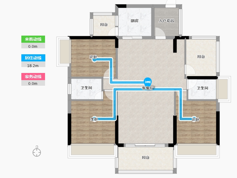 广东省-惠州市-御豪庭-103.14-户型库-动静线