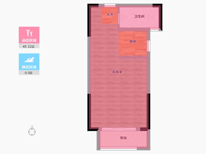 湖南省-株洲市-联谊云庐（高层）-40.79-户型库-动静分区