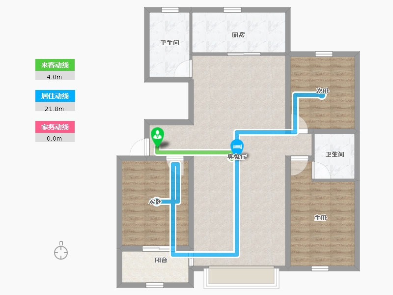 山东省-潍坊市-润地心悦城-108.00-户型库-动静线