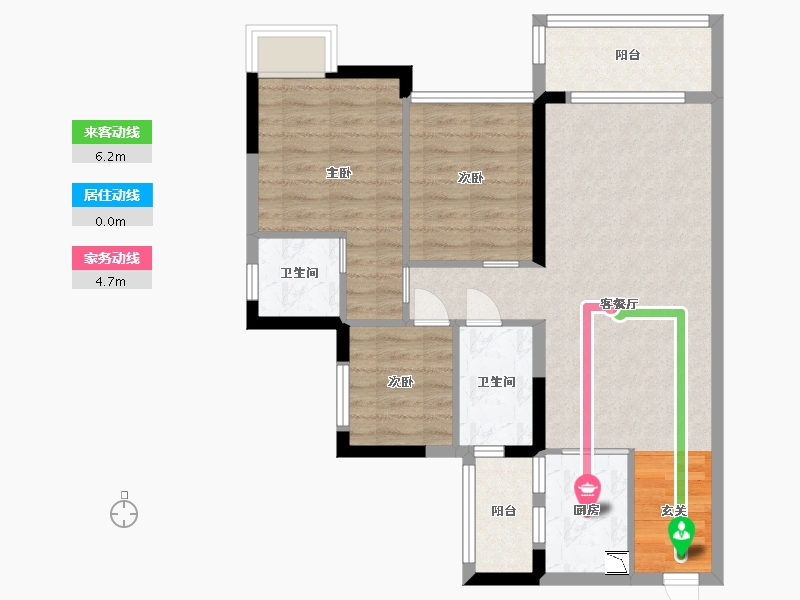 广东省-广州市-纵横揽云-76.00-户型库-动静线