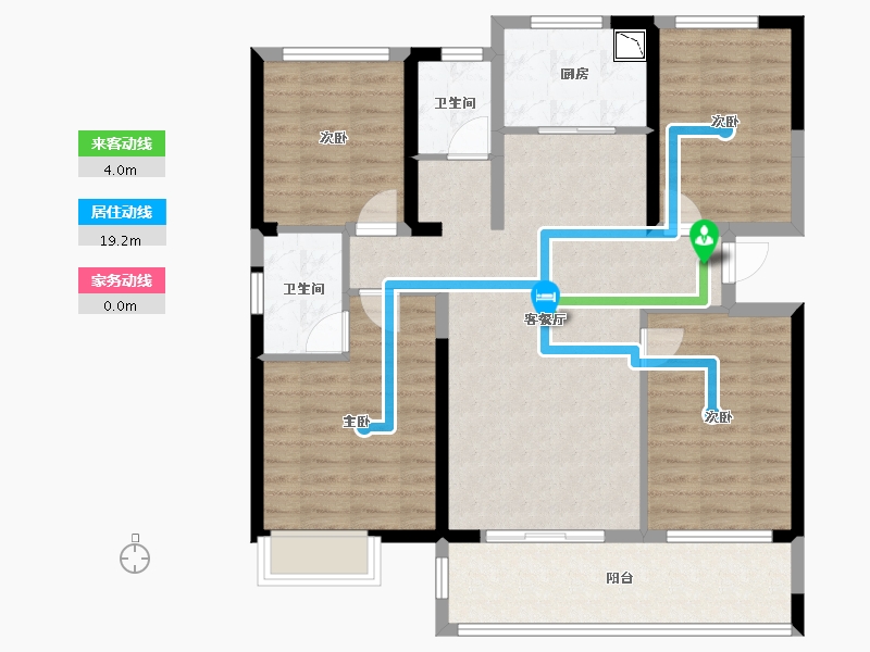 福建省-泉州市-保利城-99.43-户型库-动静线