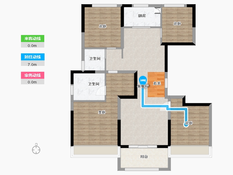 河南省-郑州市-远洋万和四季-115.20-户型库-动静线