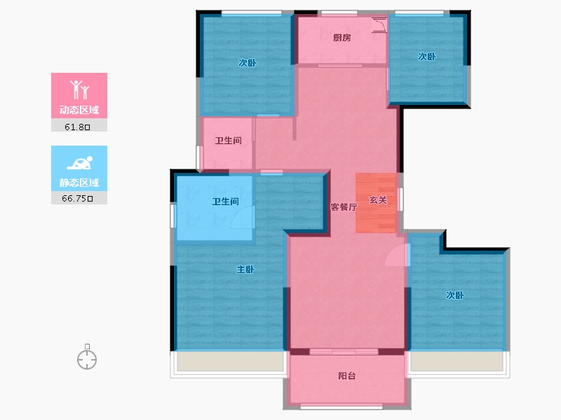 河南省-郑州市-远洋万和四季-115.20-户型库-动静分区