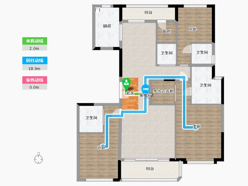 河南省-郑州市-名门樾府-149.48-户型库-动静线