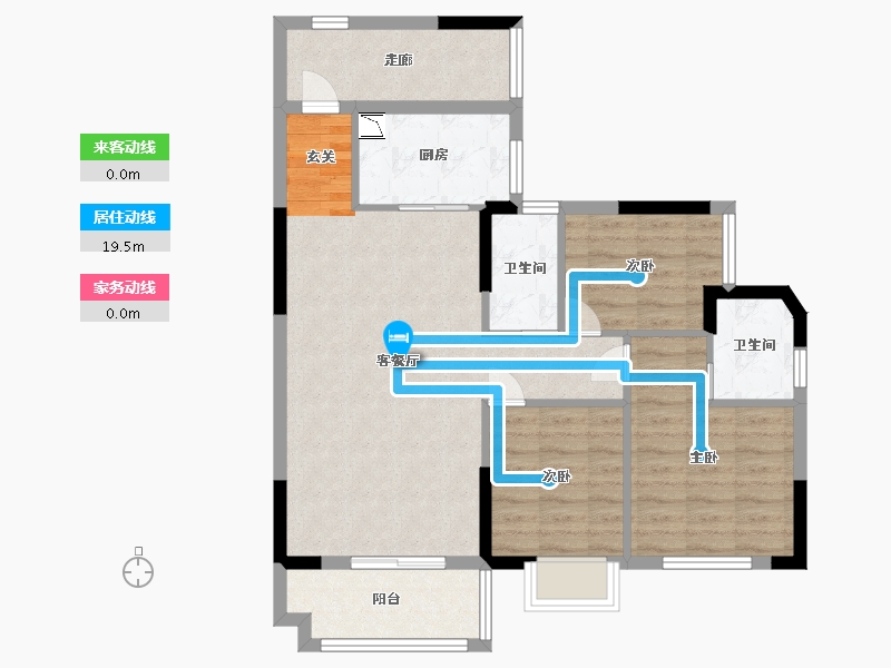 广东省-广州市-仟信广场-83.20-户型库-动静线