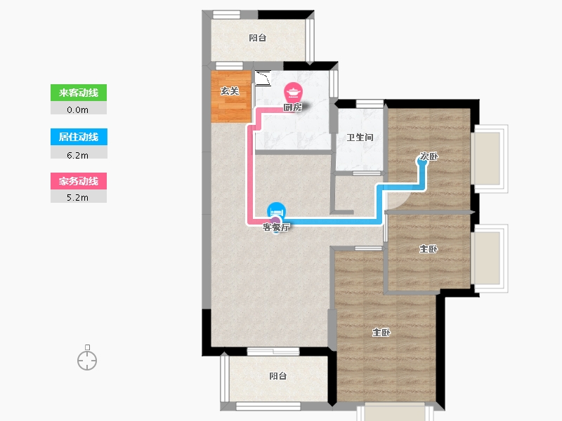 广东省-广州市-时代领峰（清远）-64.86-户型库-动静线