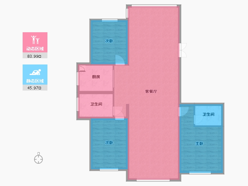 黑龙江省-牡丹江市-星河传说-117.98-户型库-动静分区