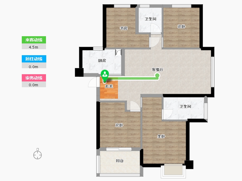 福建省-厦门市-保利・和光城悦-88.00-户型库-动静线