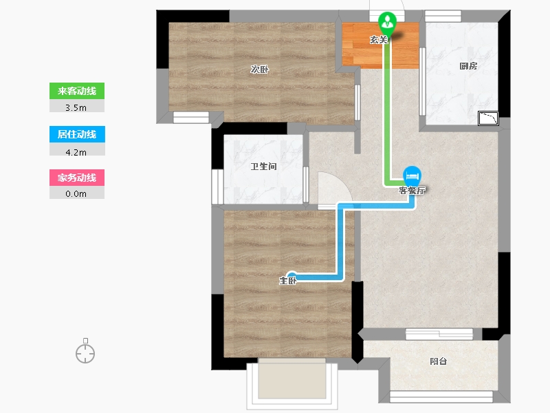 福建省-厦门市-融侨观澜-41.60-户型库-动静线