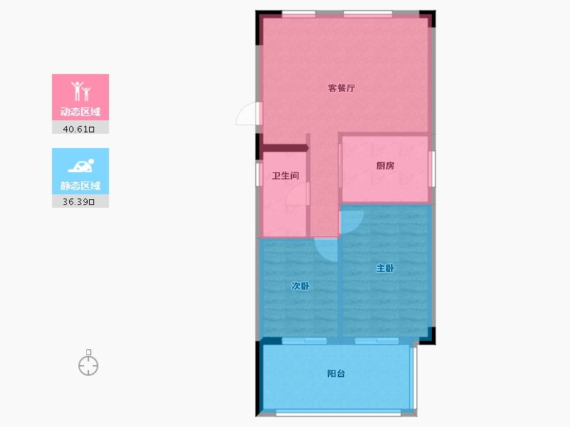 广东省-惠州市-中海汤泉-70.02-户型库-动静分区